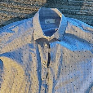 Rack Blue Checkered Men's Casual Shirt